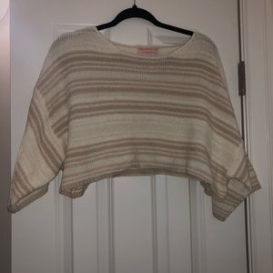 Cropped Stripped Sweater